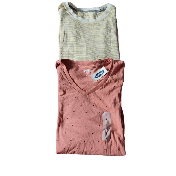 Old Navy Mens Shirts x2 Soft Washed Printed Large - Picture 1 of 4